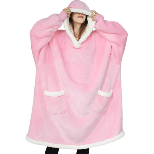 Plush Hoodie Blanket