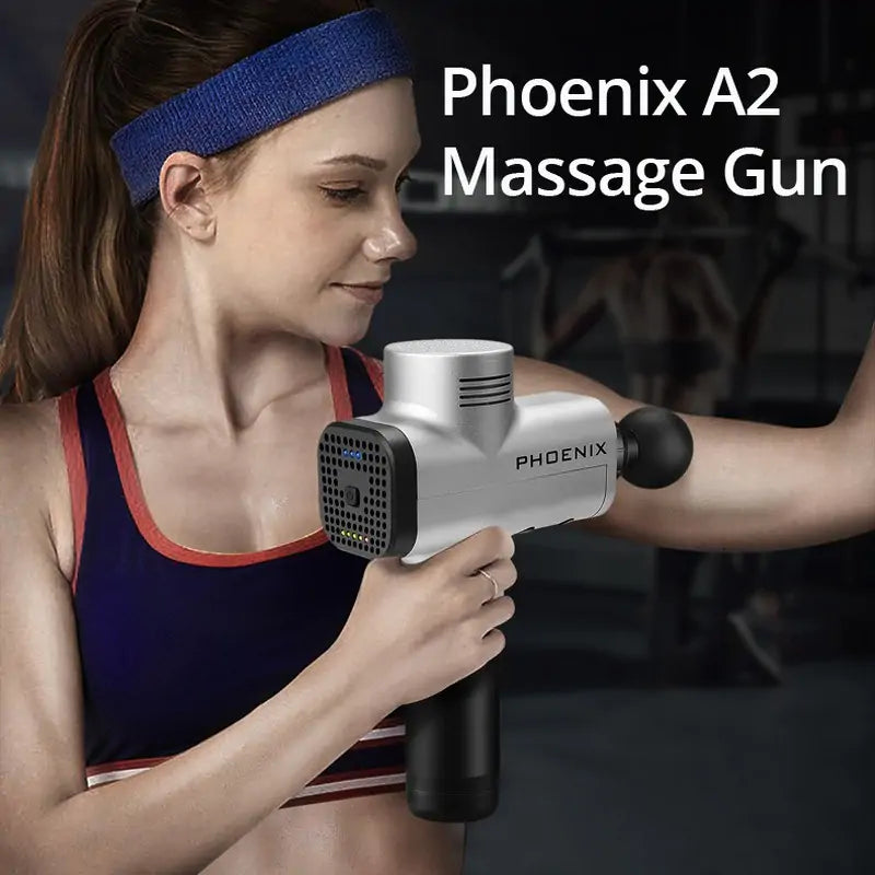 Adjustable Massage Gun with Interchangeable Heads