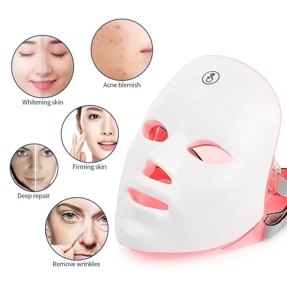 7 Colour LED Therapy Mask